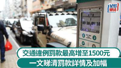 香港違泊單黃雙黃線罰款：最新繳交資訊
